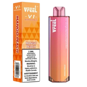 Mango Peach of Vfeel V1 6K puff Disposable vape